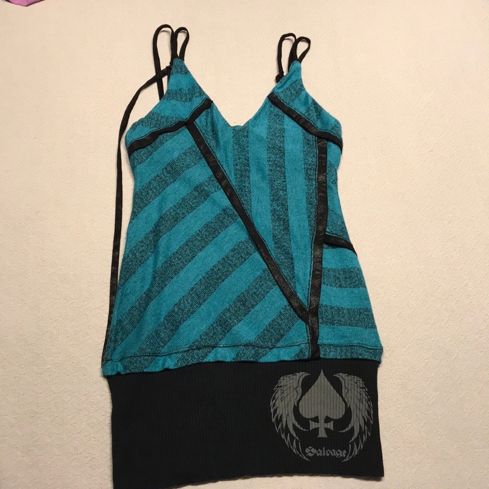 ⭐️⭐️Salvage - rare teal tunic💫💫